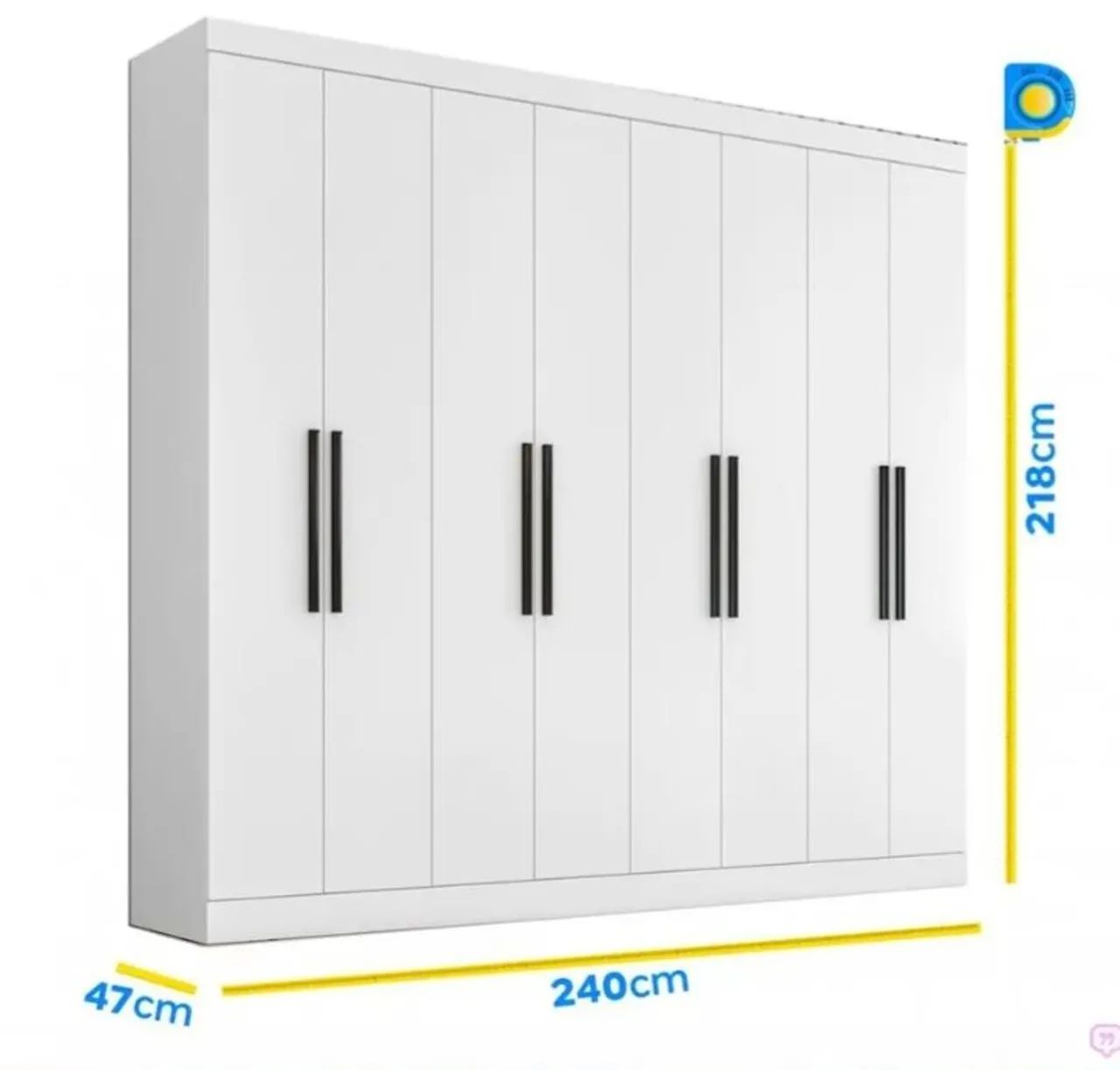 Guarda Roupas 8 Portas 