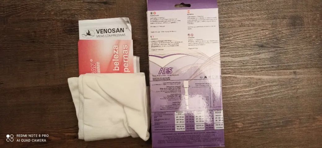 meia compressiva hospitalar marca venosan - Foto 2