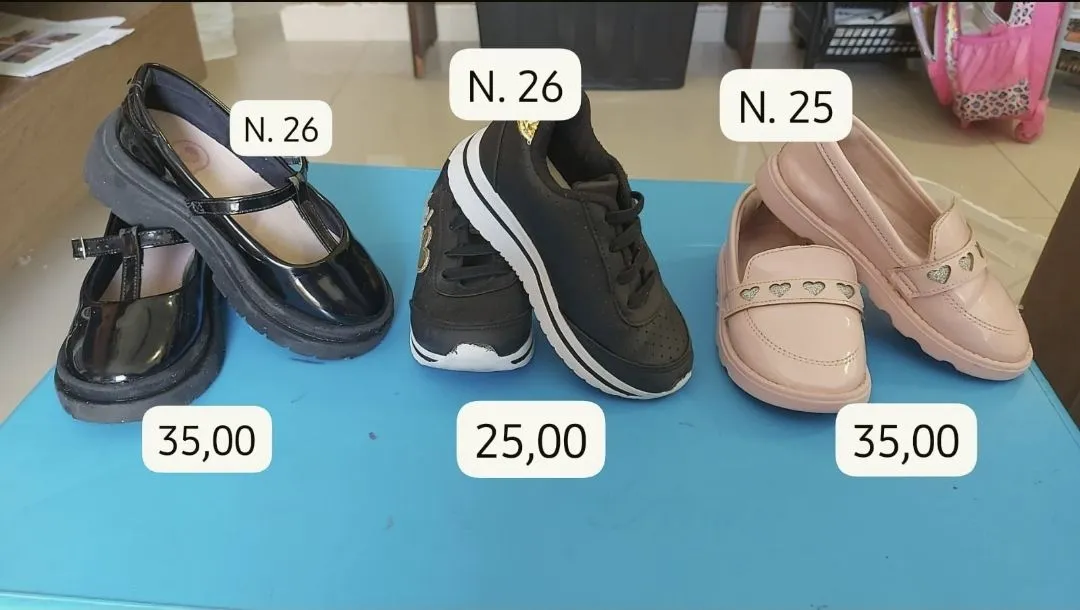 Kit de sapatos infantis - Diversos modelos!
