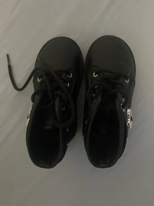 Botas Bebê - Preta - Tamanho 21