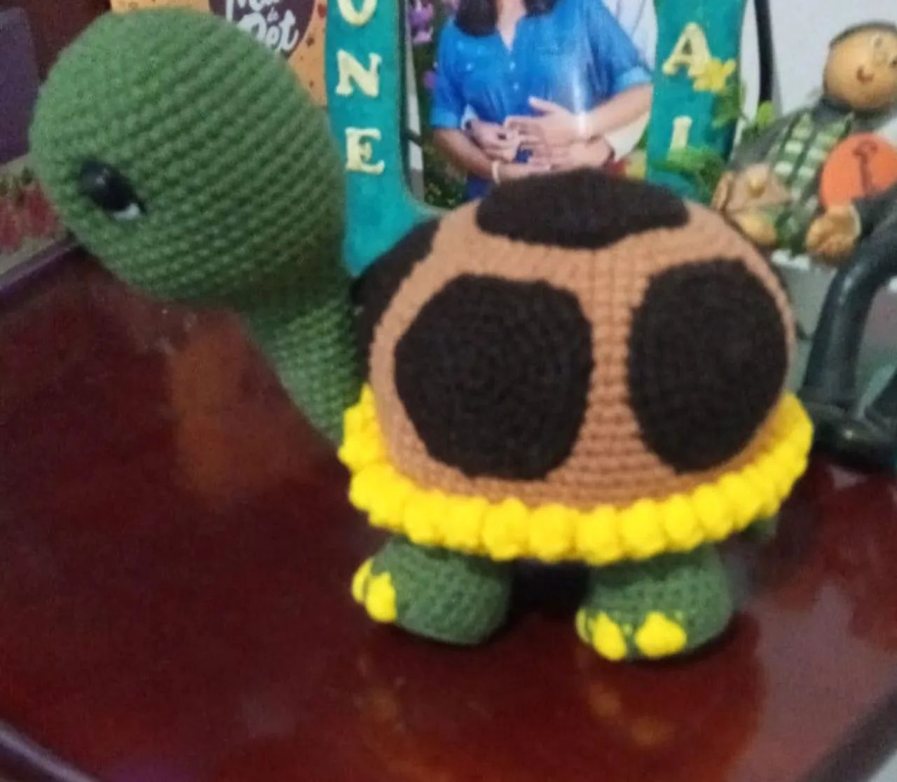 Tartaruga de crochê amigurumi - Foto 2