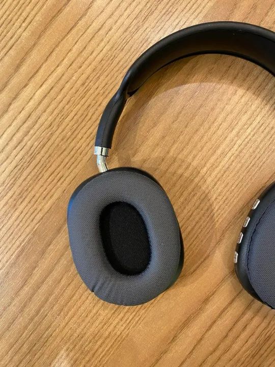 Fone Headphone Bluetooth Wireless Extra Bass P9 Air Top Max Cor Preto - Foto 5
