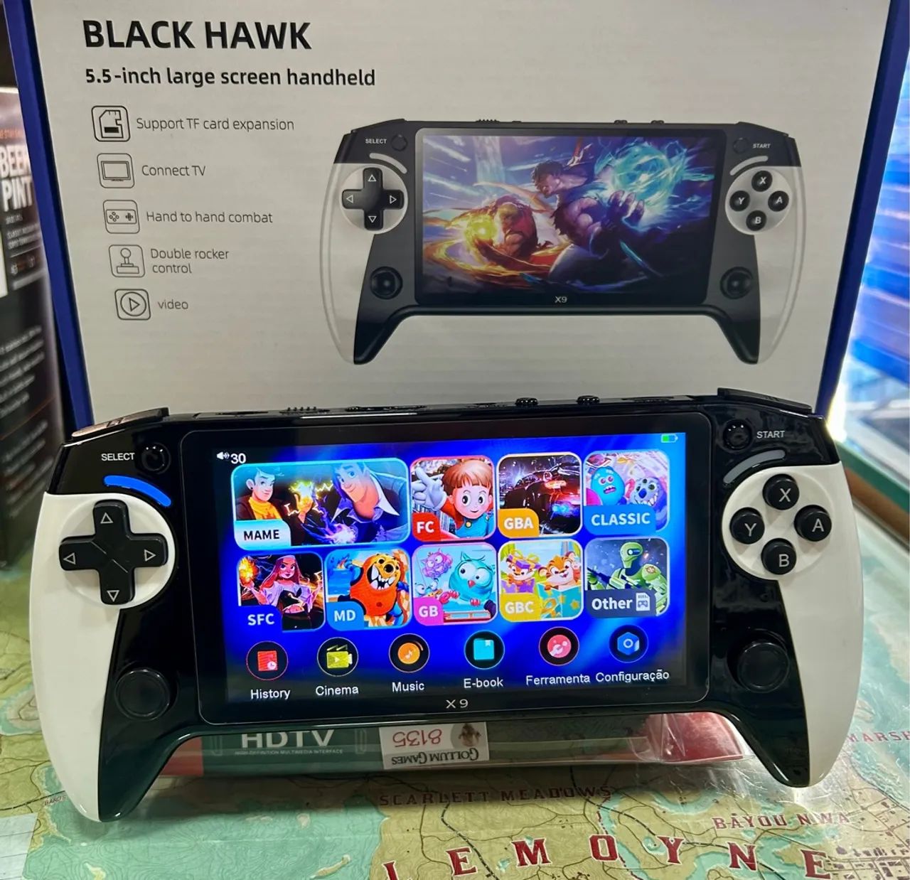 Mini Game Black Hawk tela de 5,5 polegadas!!!