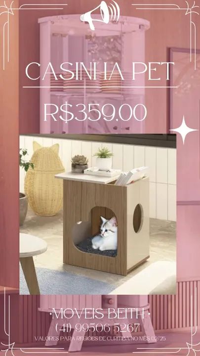 Promoção Casinha Pet  - 04/02   