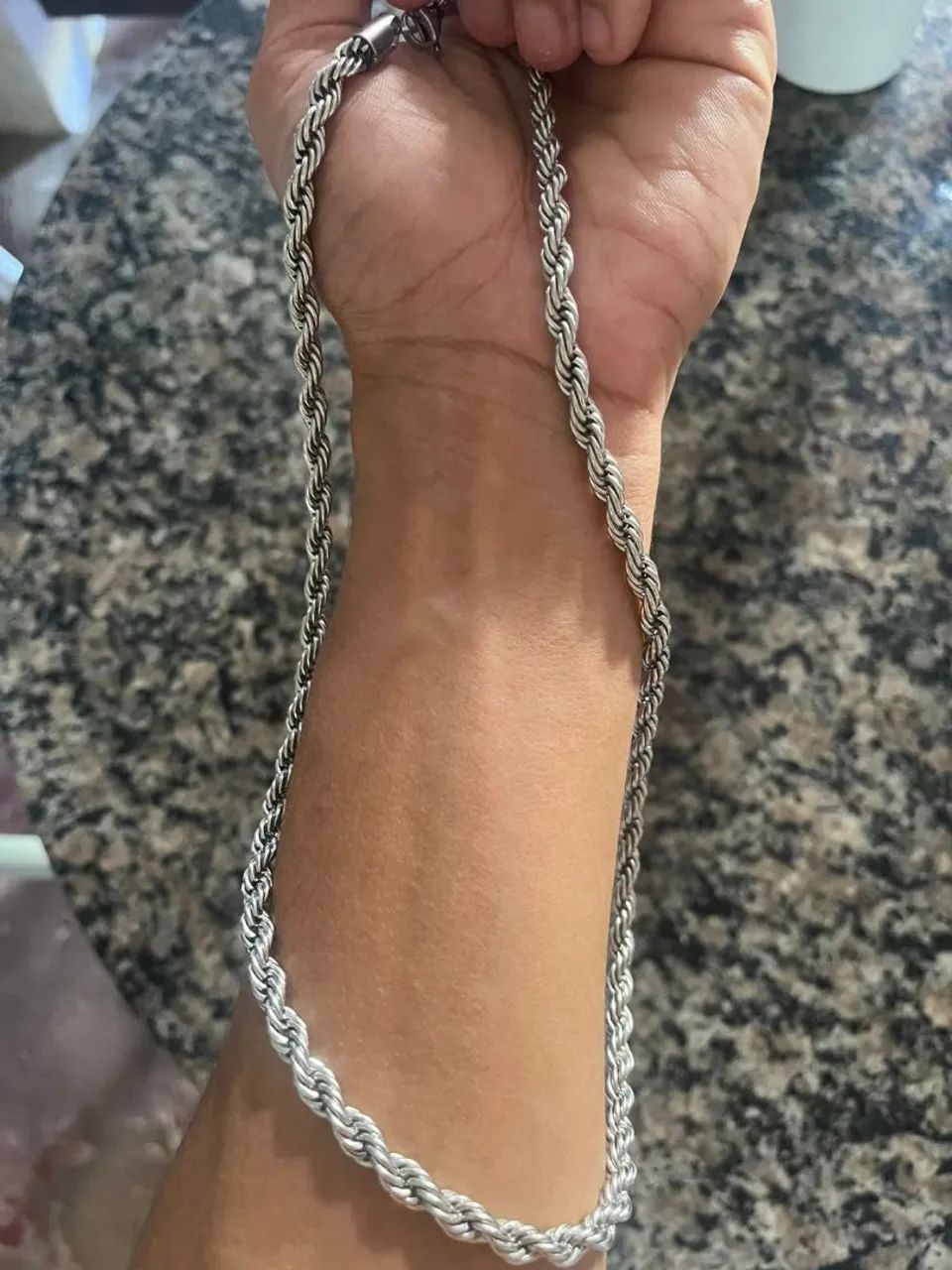 Corrente Masculina Aço Inoxidável  - Foto 2