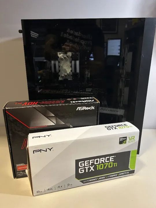 PC Gamer Ryzen 5 3600 | GTX 1070Ti | 16GB RAM | SSD NVMe 512GB + HDD | Gabinete ARGB - Foto 2