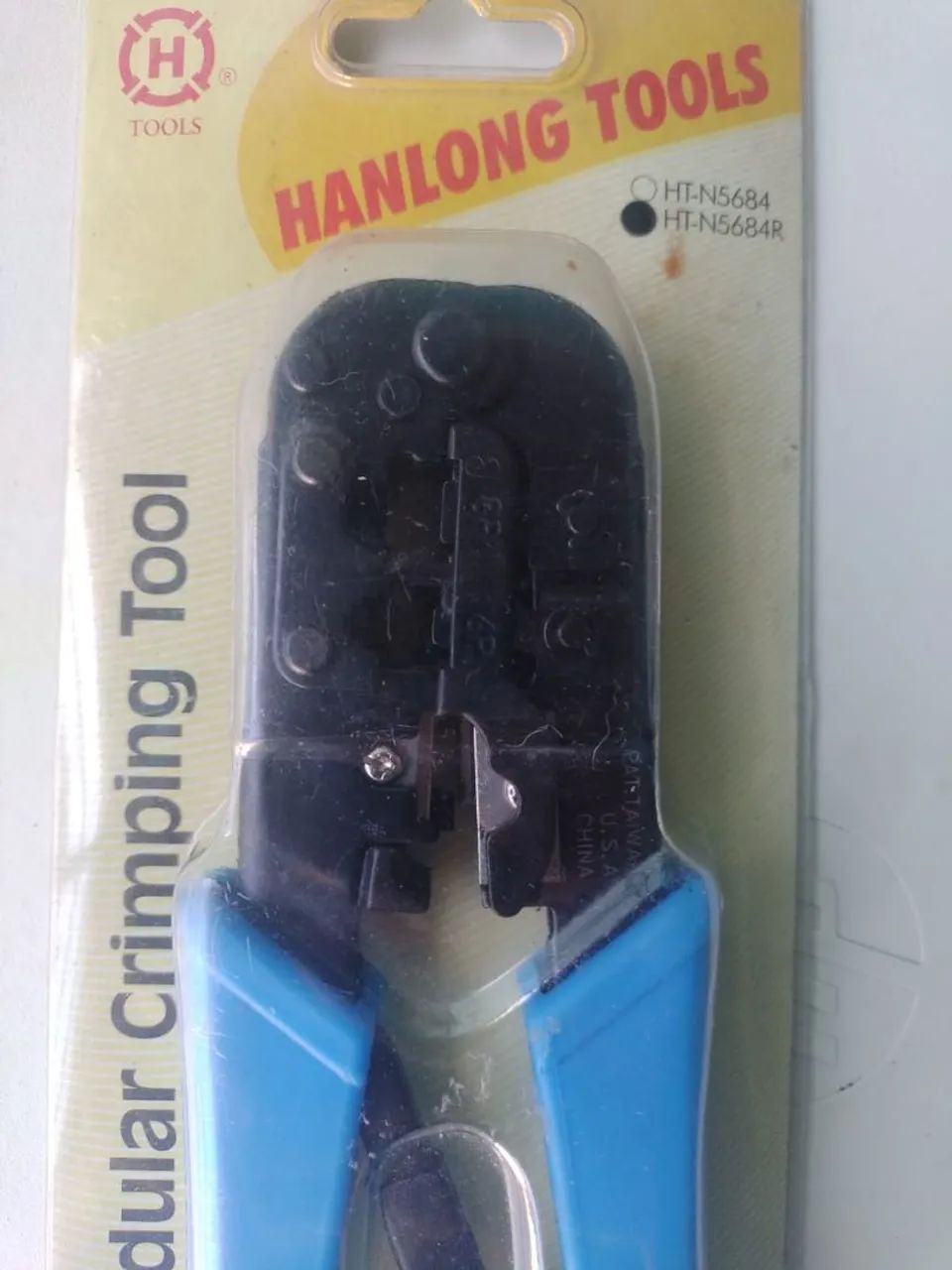 Alicate para Crimpar RJ 9/11/12/45 - HT-N5684R - Com Catraca<br> - Foto 3