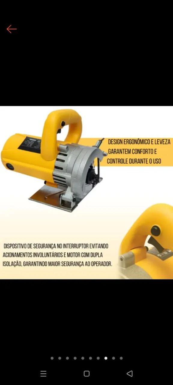 Serra mármores 2000w 110volts - Foto 5
