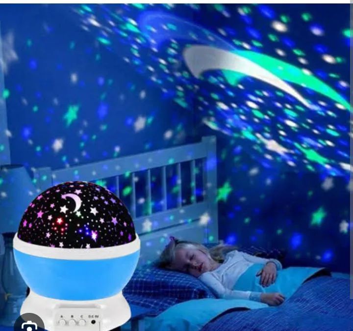 Projetor de Estrelas para Quarto Infantil