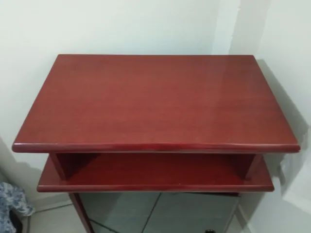 Mini Rack com porta de Vidro com rodinhas - Foto 2