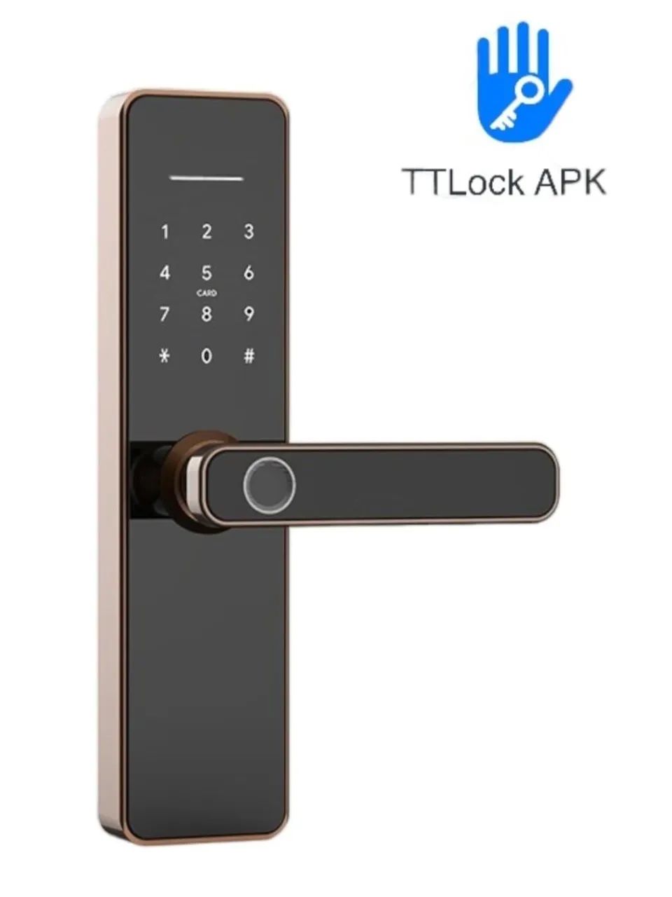 FECHADURA DIGITAL BLUETOOTH RED BRONZE