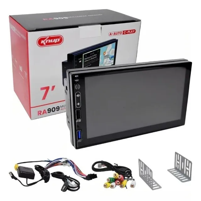 Central Multimidia Android 7 polegadas Carplay