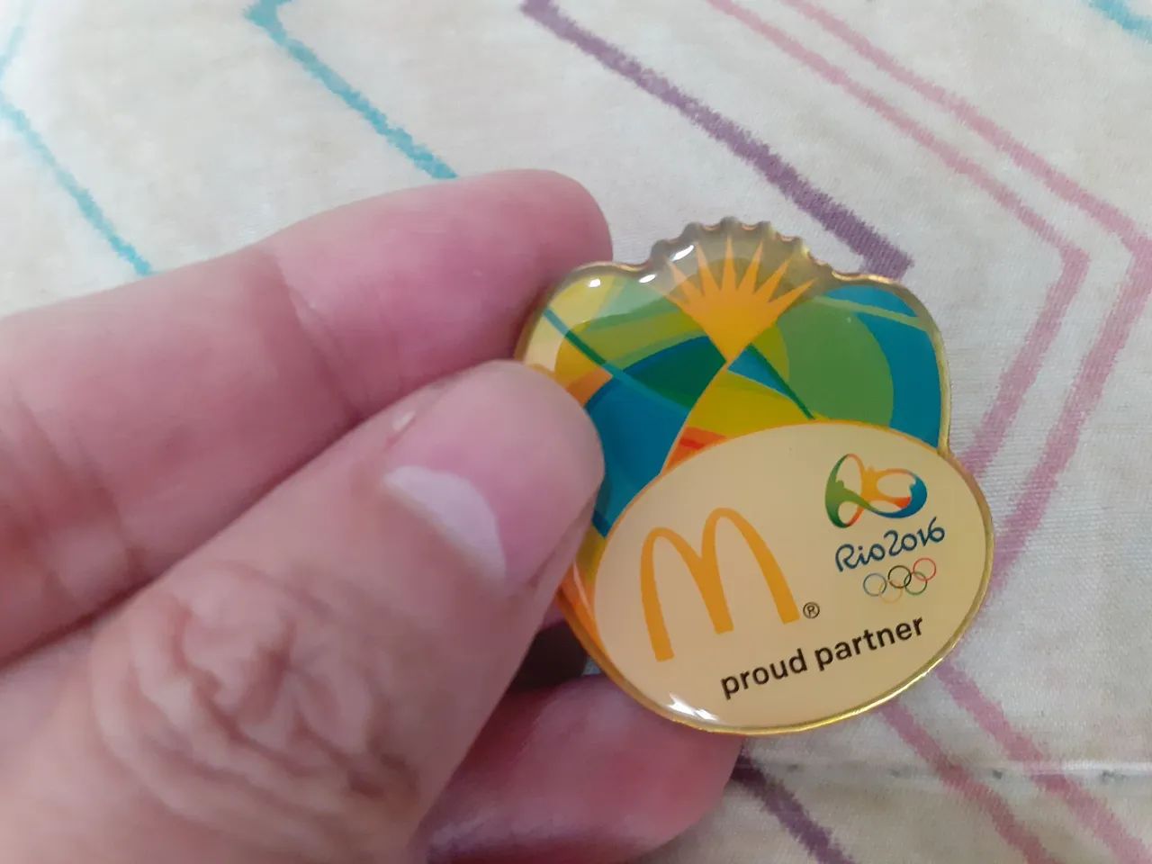 Pin McDonald's Rio 2016 - Colecionador - Foto 3