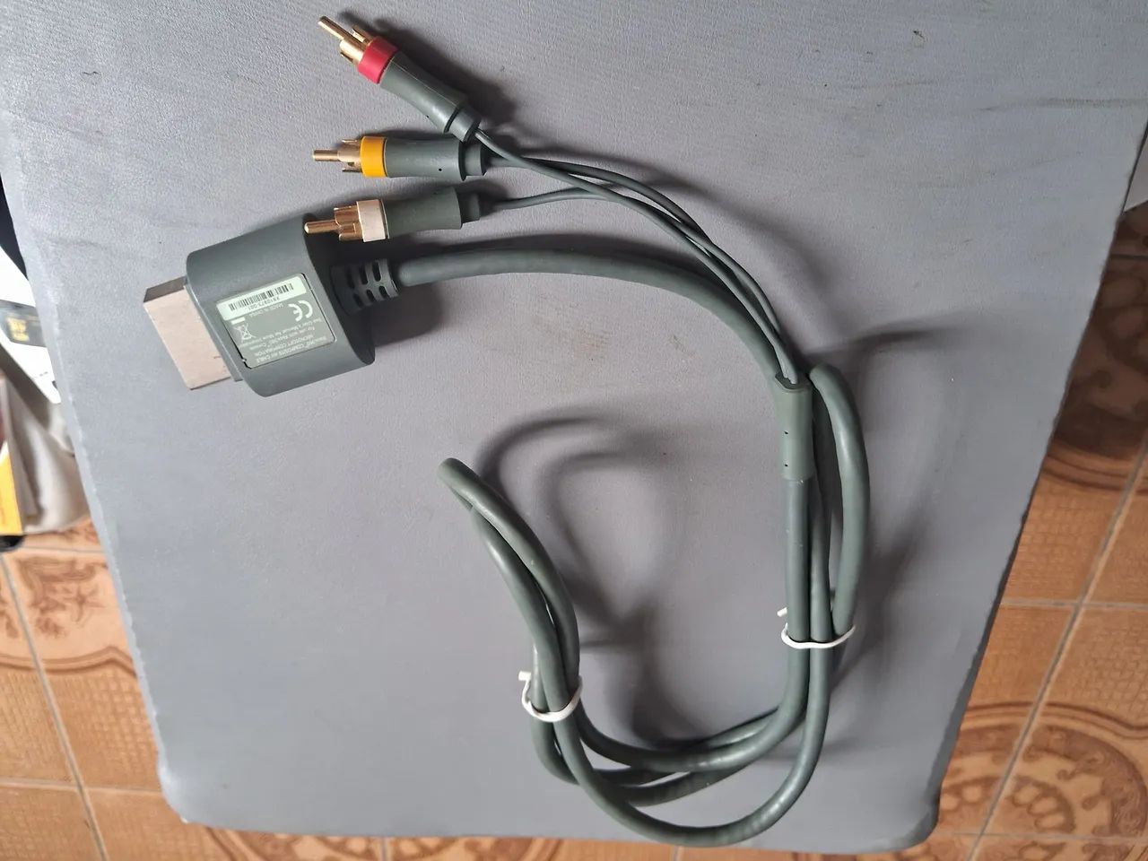 Cabo av original Microsoft Xbox 360 fat ou slim