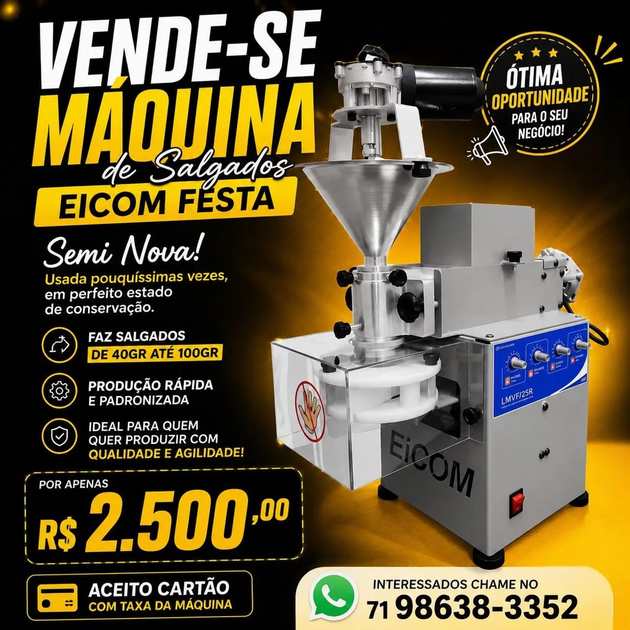 Maquina de Salgados Eicon