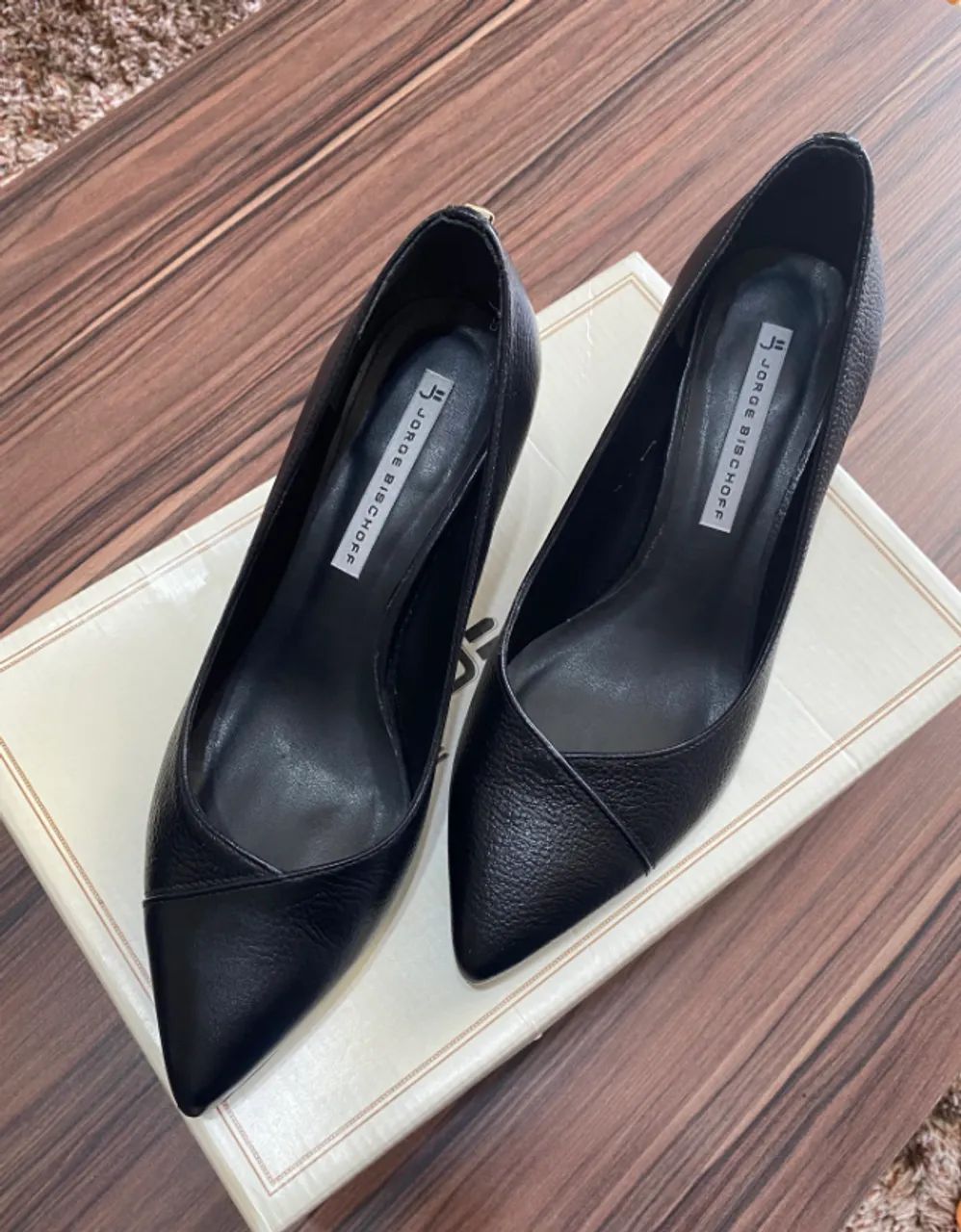 Sapato Scarpin Preto Jorge Bischoff 36 - Calçados - São Pedro