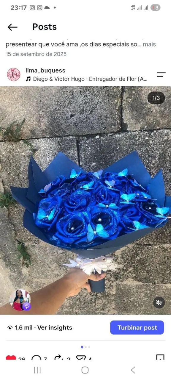Buquê de rosas eternas 