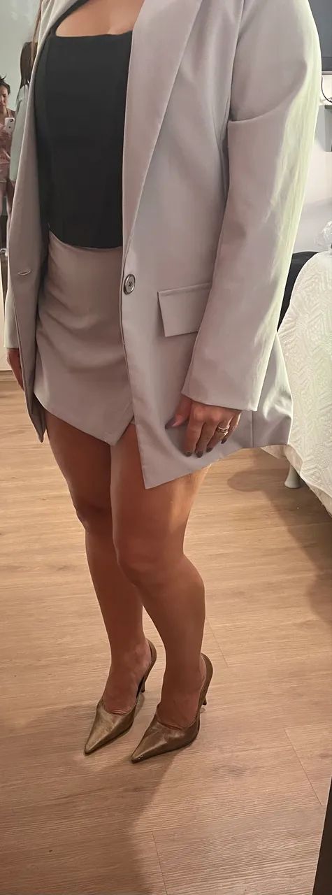 Conjunto short saia Alfaiataria - Foto 2
