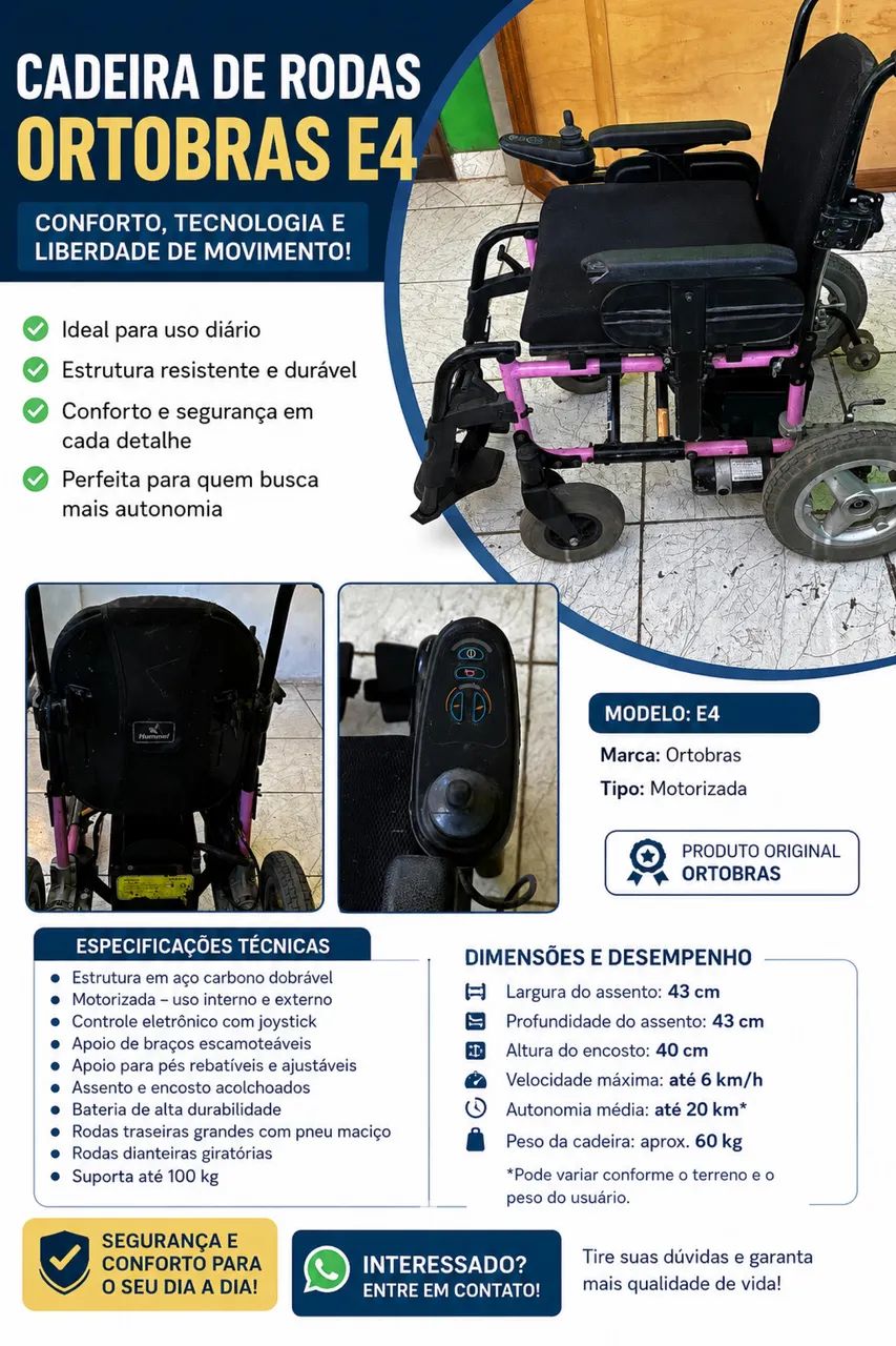 Cadeira de rodas motorizada
