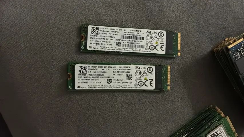 LOTE: NVMe 256GB M.2 2280