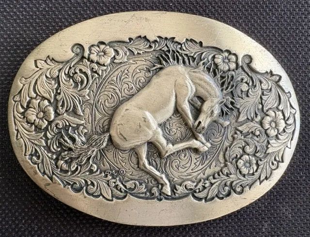 Fivela Western Cavalo Solid Brass Importada Made Usa