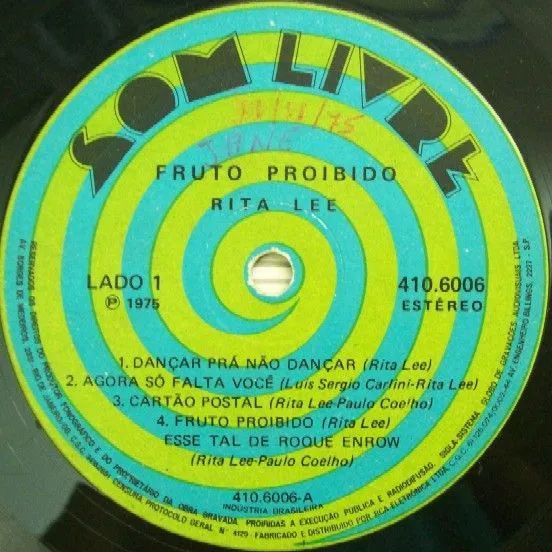 Disco de vinil Rita Lee fruto proibido  - Foto 2