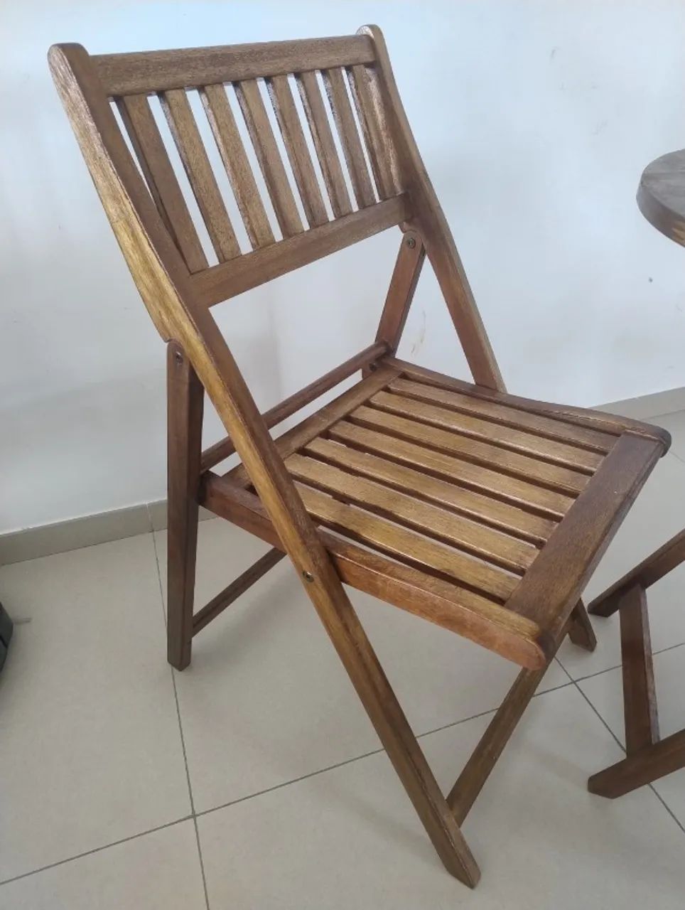Kit Mesa Dobrável com 2 Cadeiras  - Foto 5