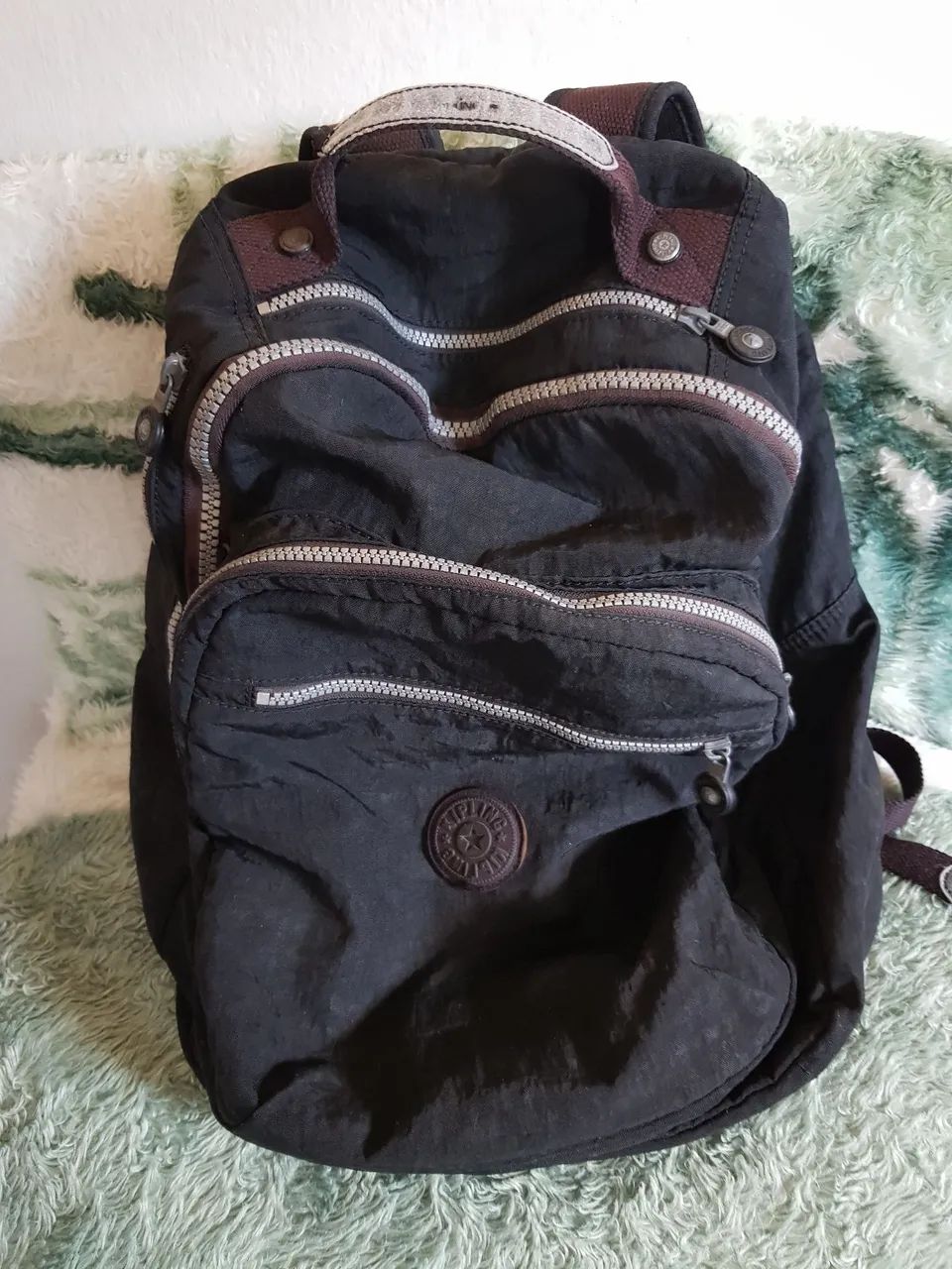 Mochila Kipling Preta, Clássica  - Foto 3
