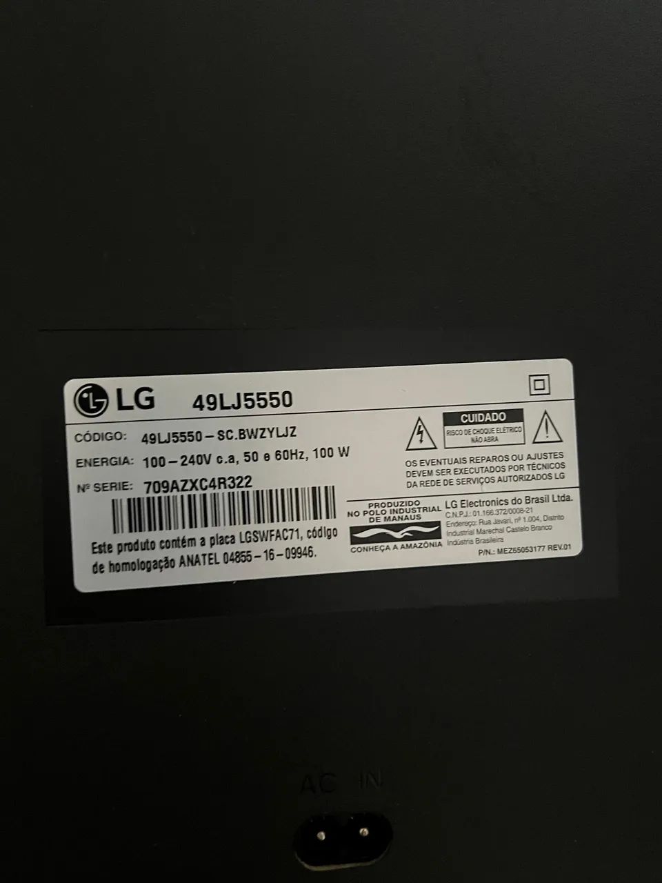 Tv smart LG 49 COM DEFEITO  - Foto 2