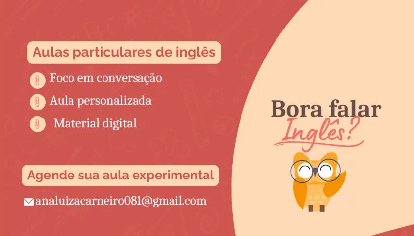Professora de Inglês particular