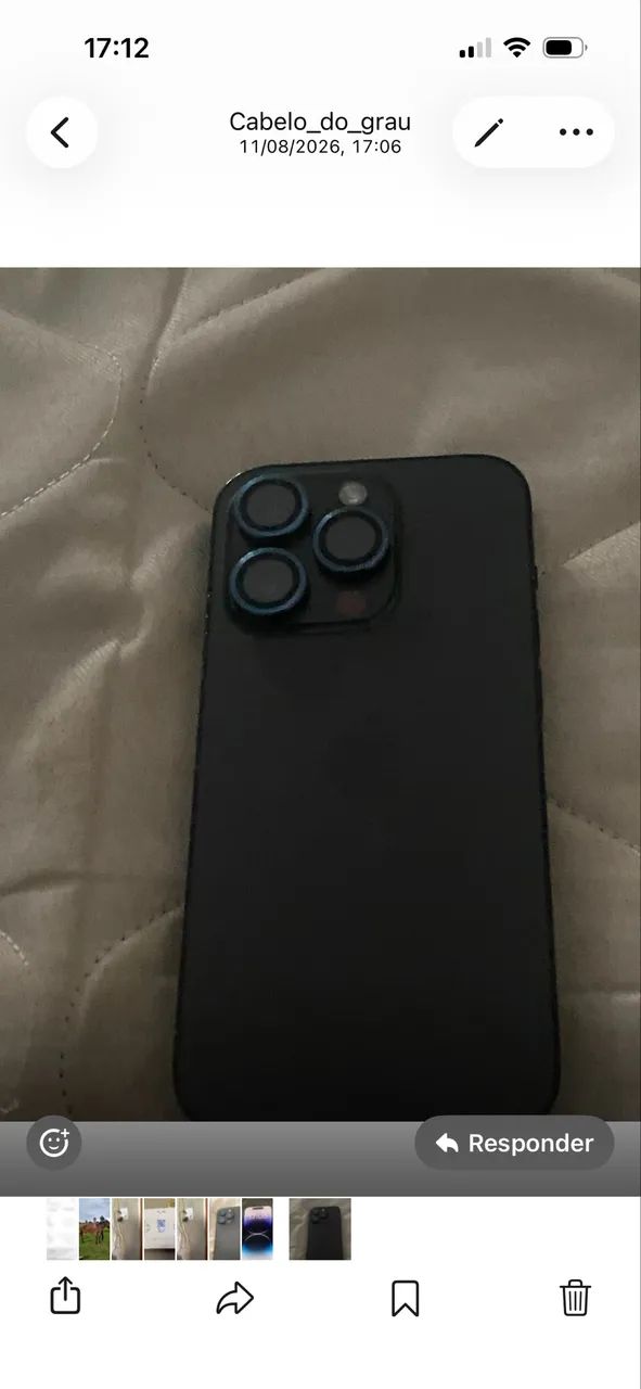 iPhone 14 Pro 128 usado bom estado funcionando tudo valor2800