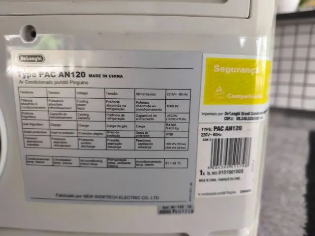 Ar-condicionado portátil DeLonghi Pinguino PAC AN120 12.000 BTUs - Foto 6