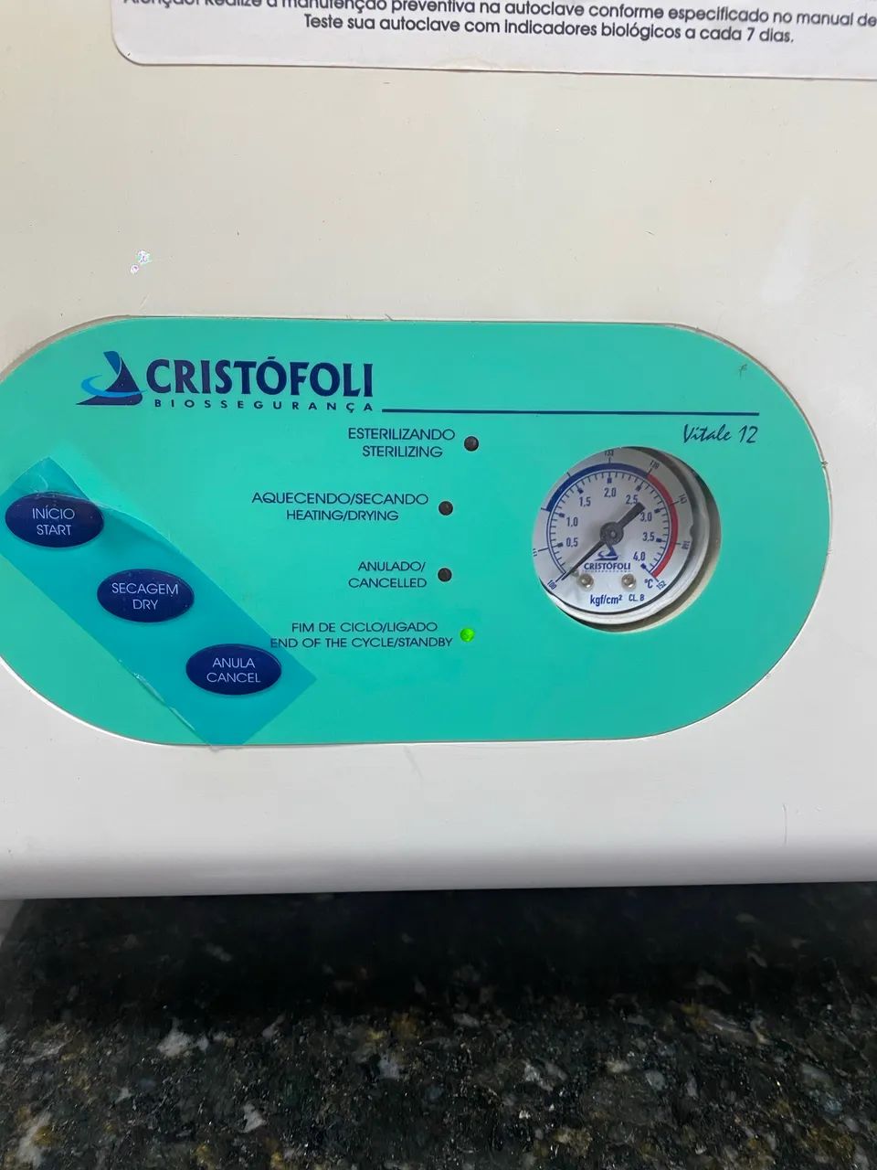 Autoclave Cristófoli 12 litros - Foto 4