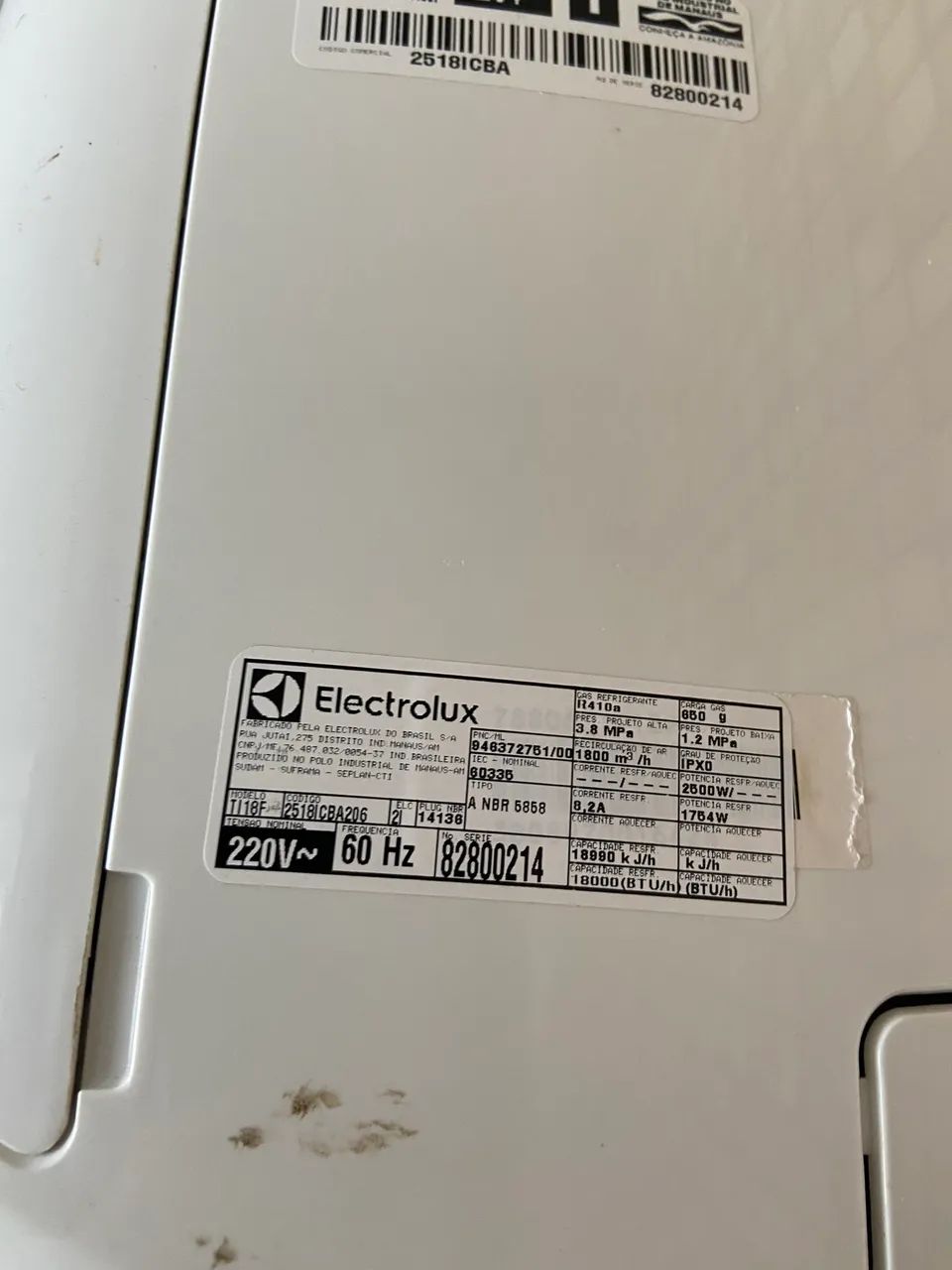 Ar-condicionado Electrolux 18mil BTUs - Foto 3