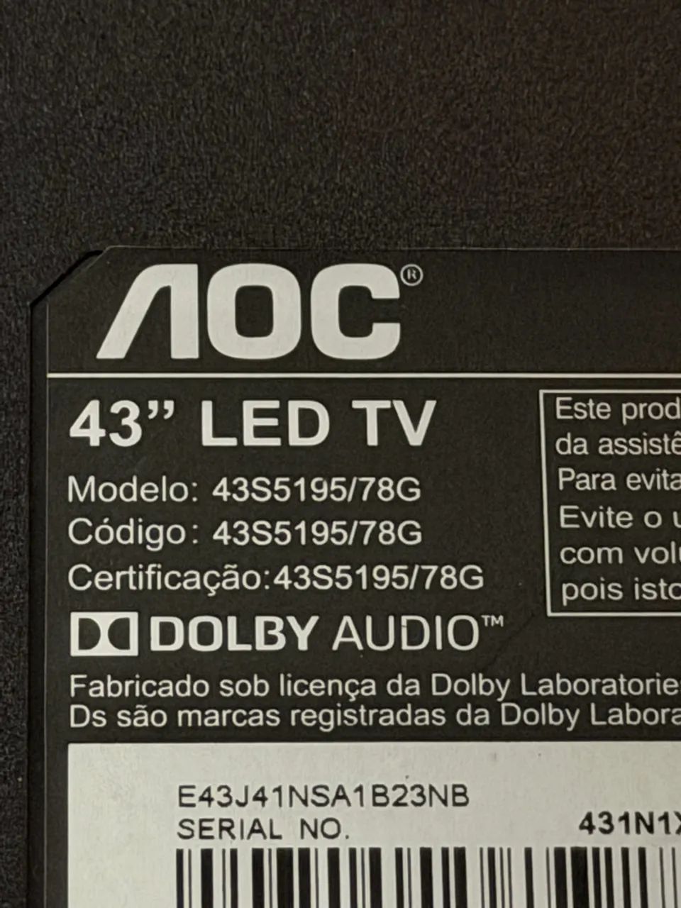 Smart TV 43 Polegadas Full HD LED - Foto 5