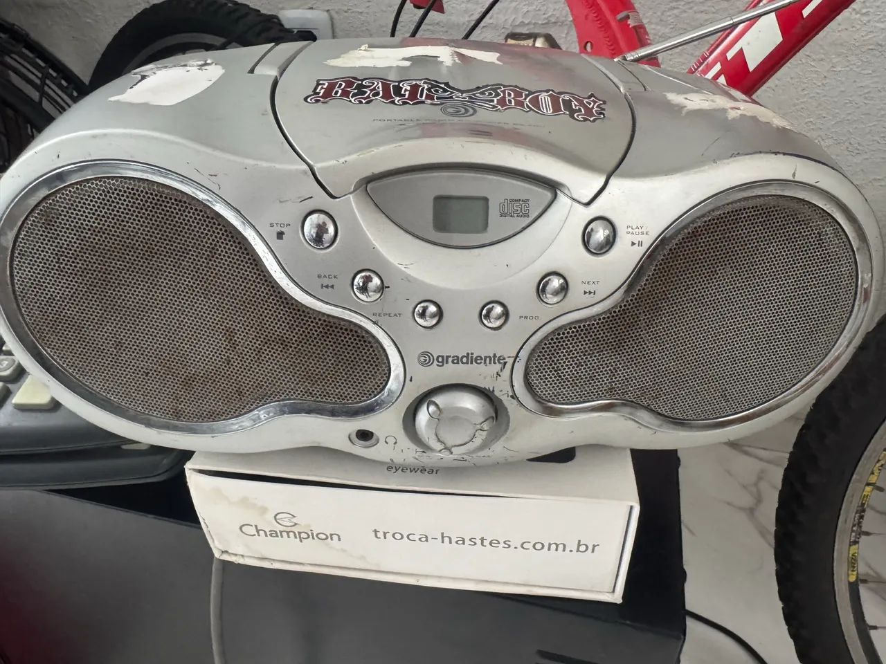 Radio gradiente boombox(leia a descrição 