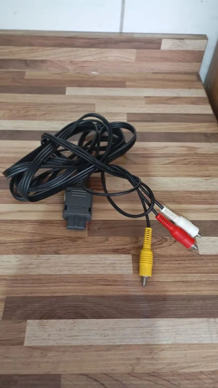 Cabo AV original para Super Nintendo Nintendo 64 ou gamecube