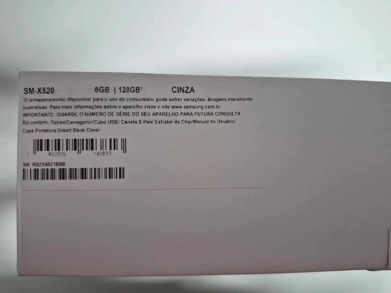 TABLET SAMSUNG S10 Fe NOVO LACRADO - Foto 3
