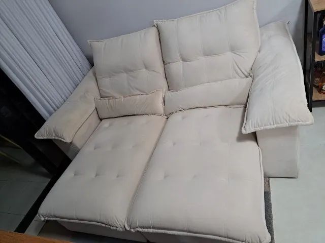 Sofá Retrátil e Reclinável - Excelente Estado - Foto 4