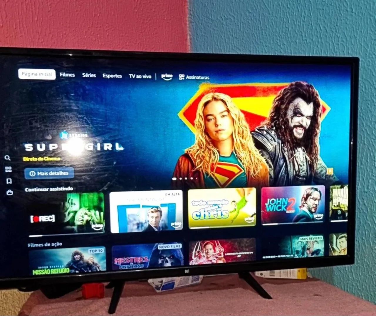 Smart TV Multilaser 32 Pol, Ótima Quebra Galho  - Foto 3