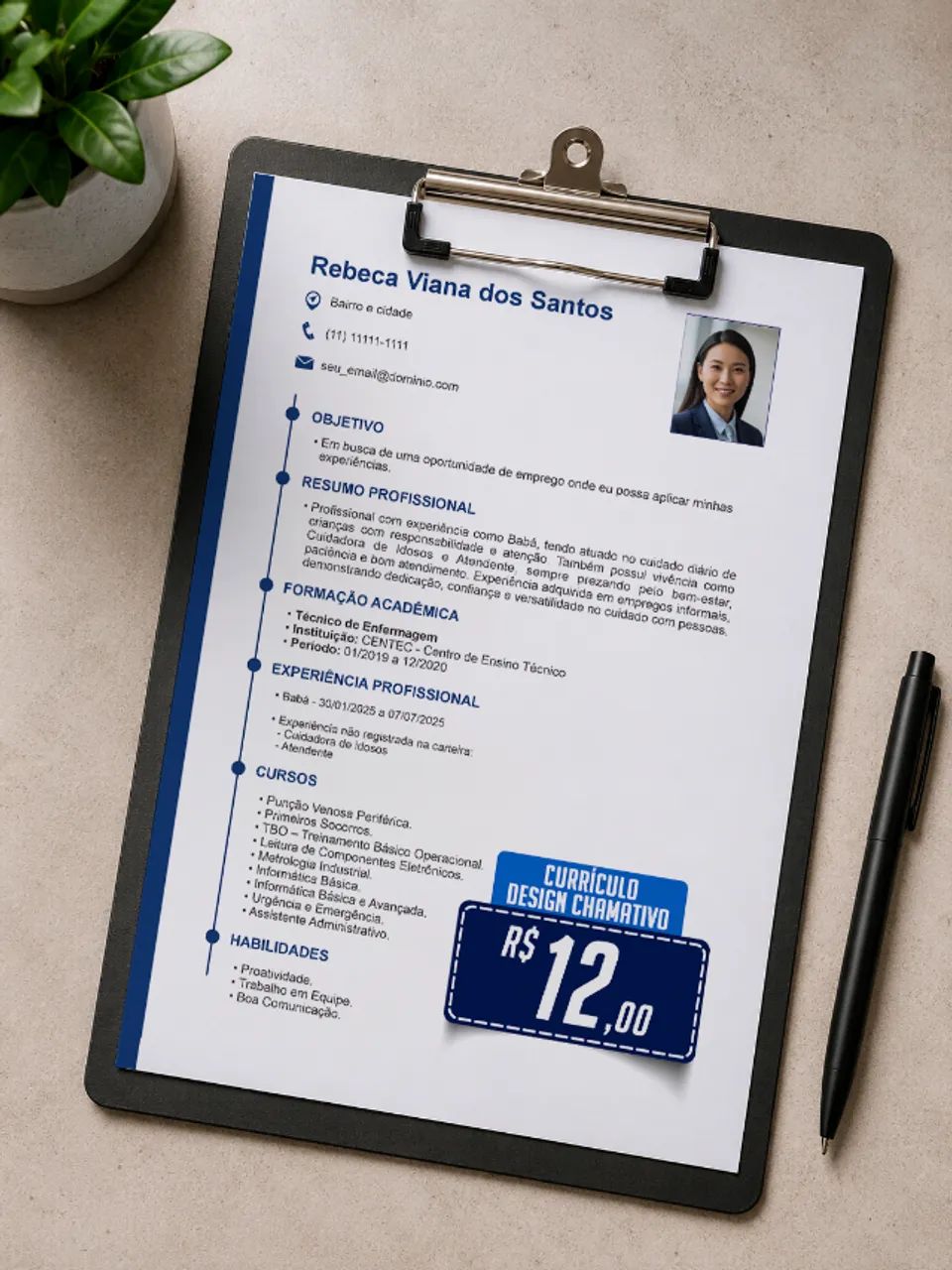 Currículo em PDF Profissional  - Foto 2