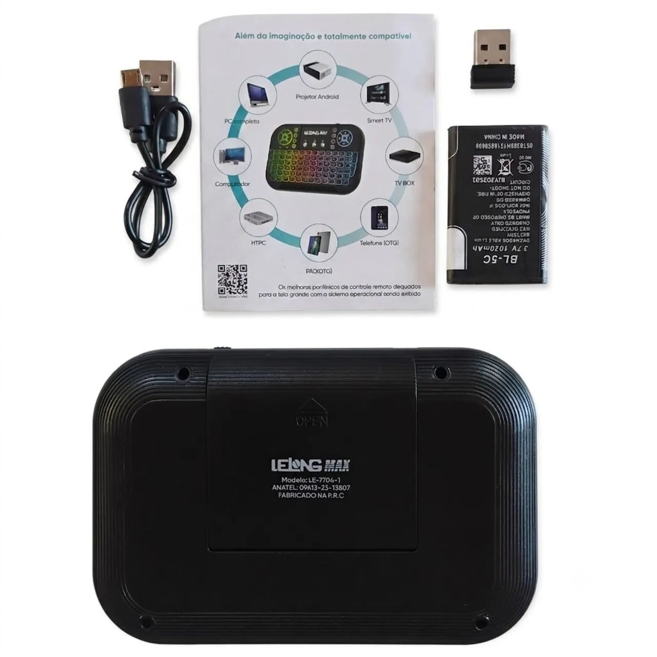 Mini Teclado Wireless Smart TV - Foto 3