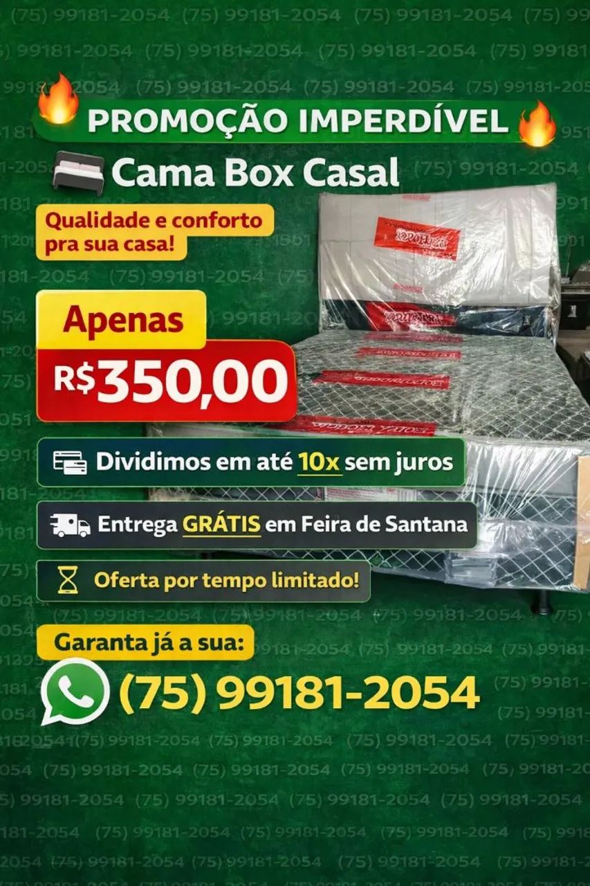 Cama Box promoção!!