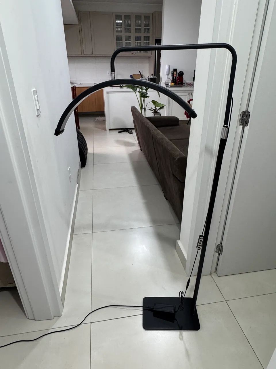 Ring light meia lua para Lash desing