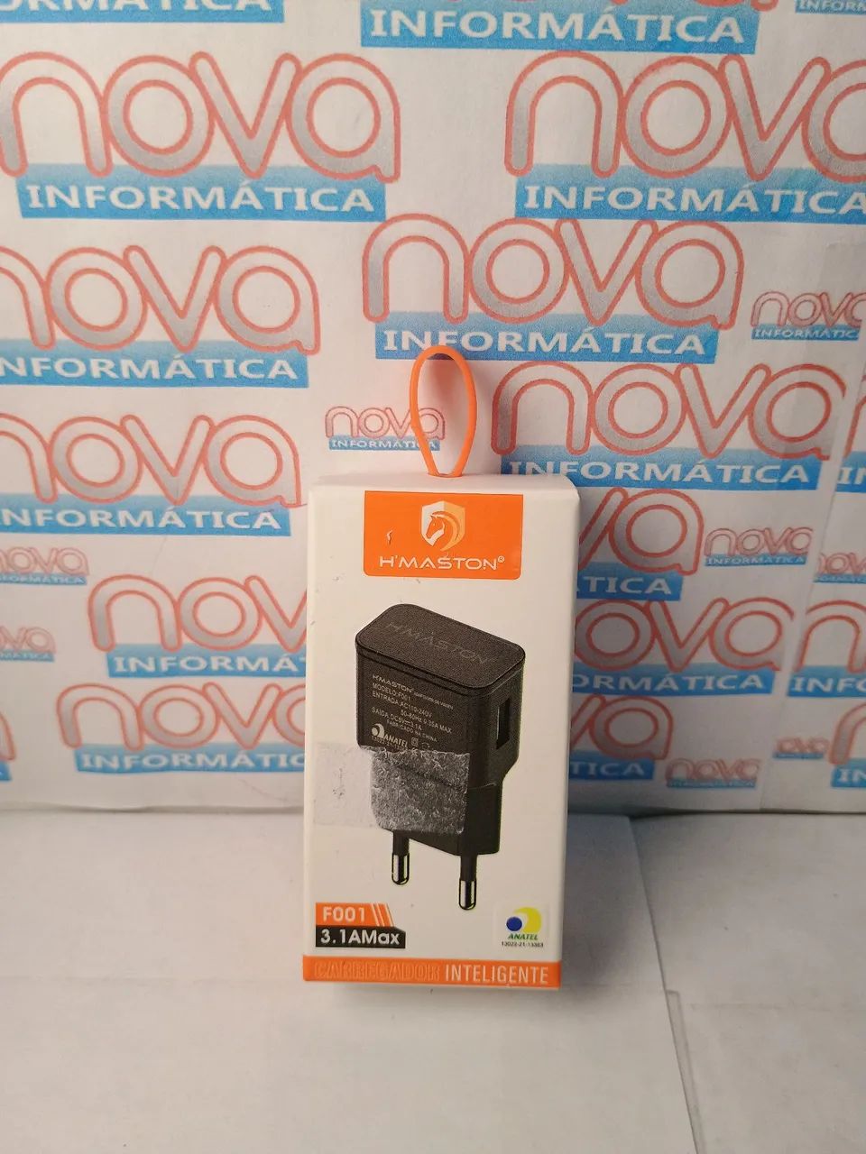 Fonte USB preto e branco