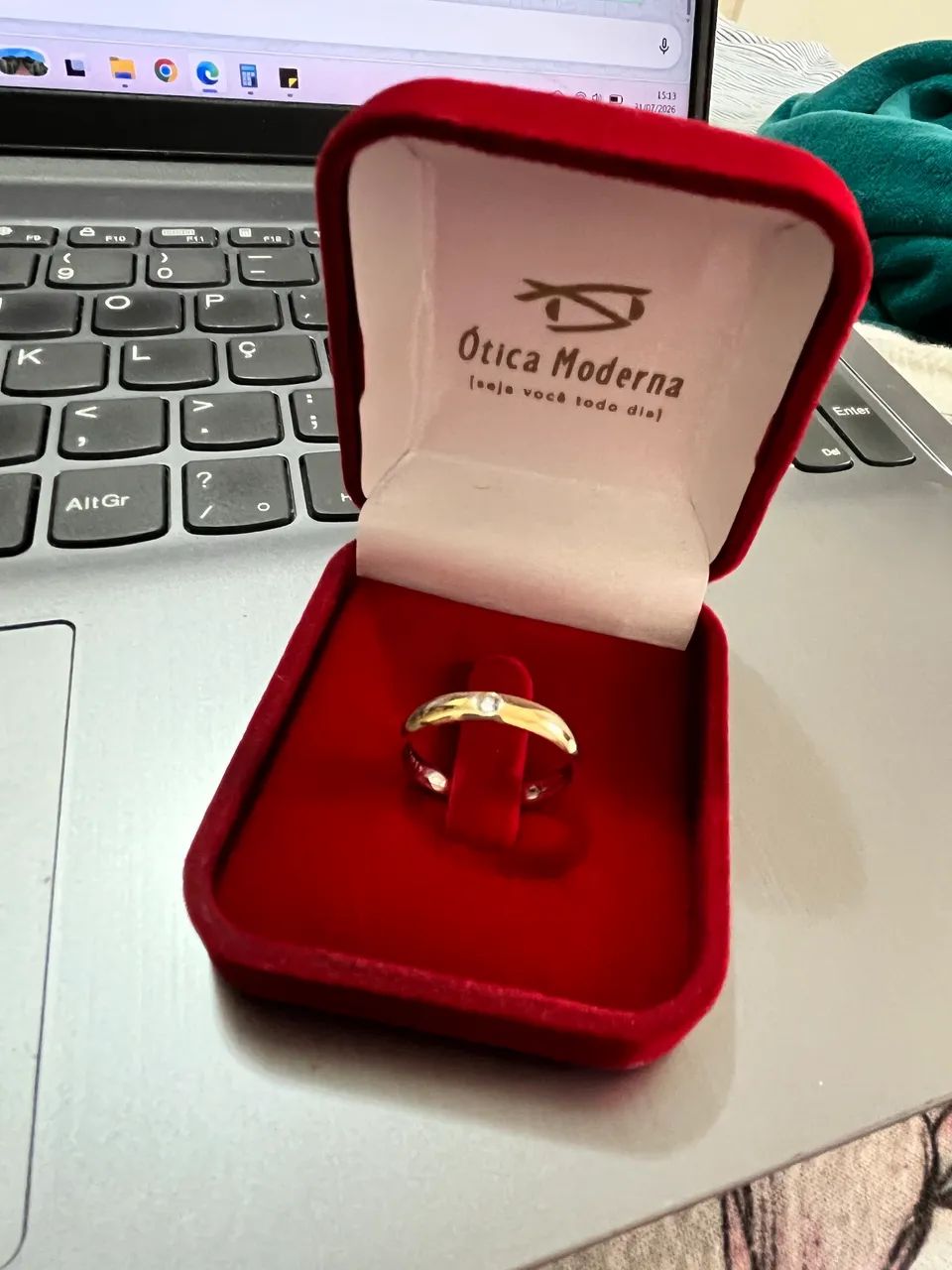Aliança 18k - Foto 4