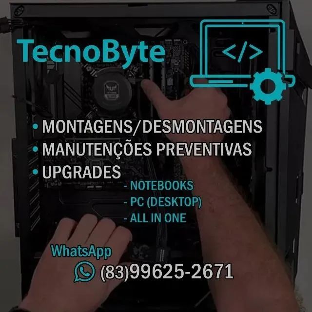 TecnoByte | Montagem, manutenção e upgrades para computadores