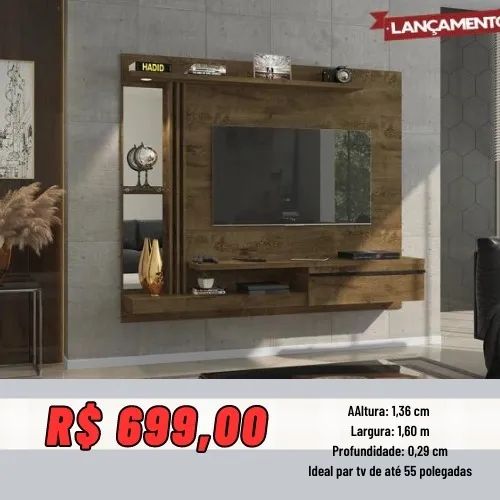 PAINEL DE SALA  COM LED A PRONTA-ENTREGA 