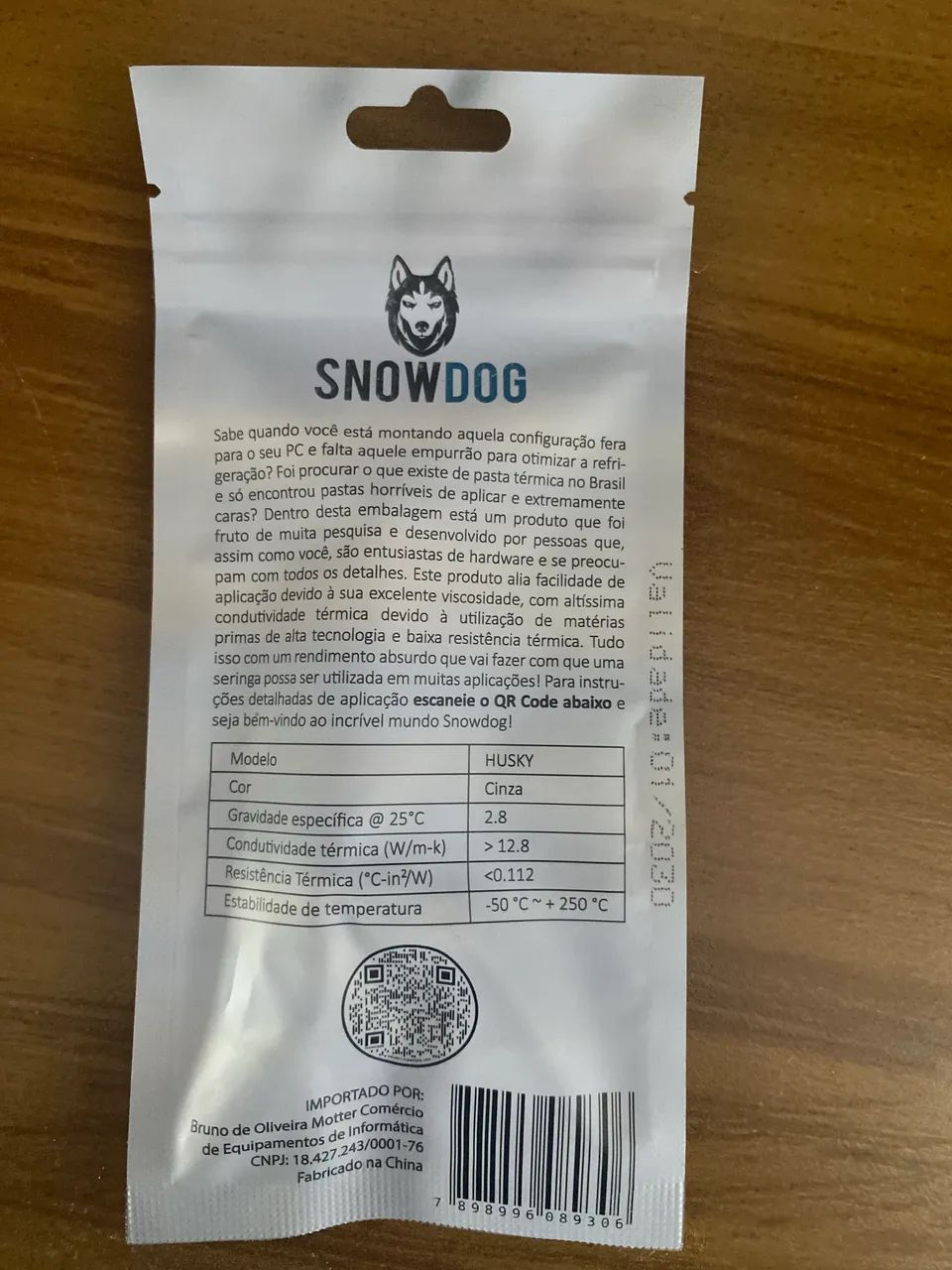 Processador ryzen 5 5500+ pasta térmica snow dog - Foto 6