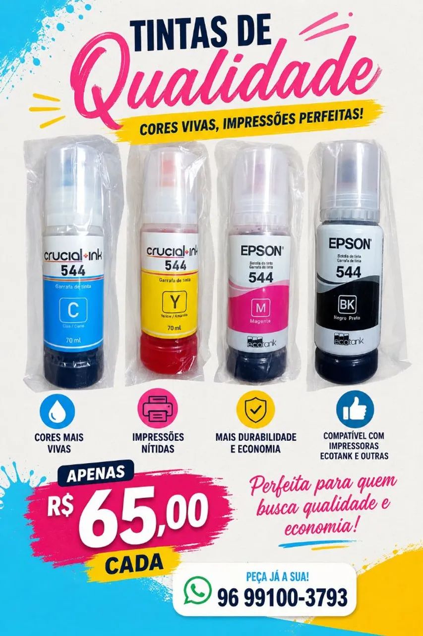 TINTAS DE IMPRESSORA EPSON